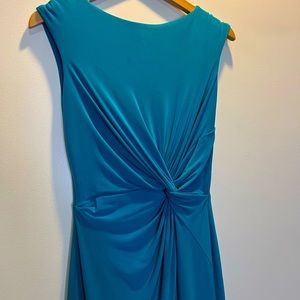 Aqua Dress - Great Waist Detailing